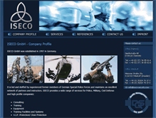 Tablet Screenshot of iseco-security.com